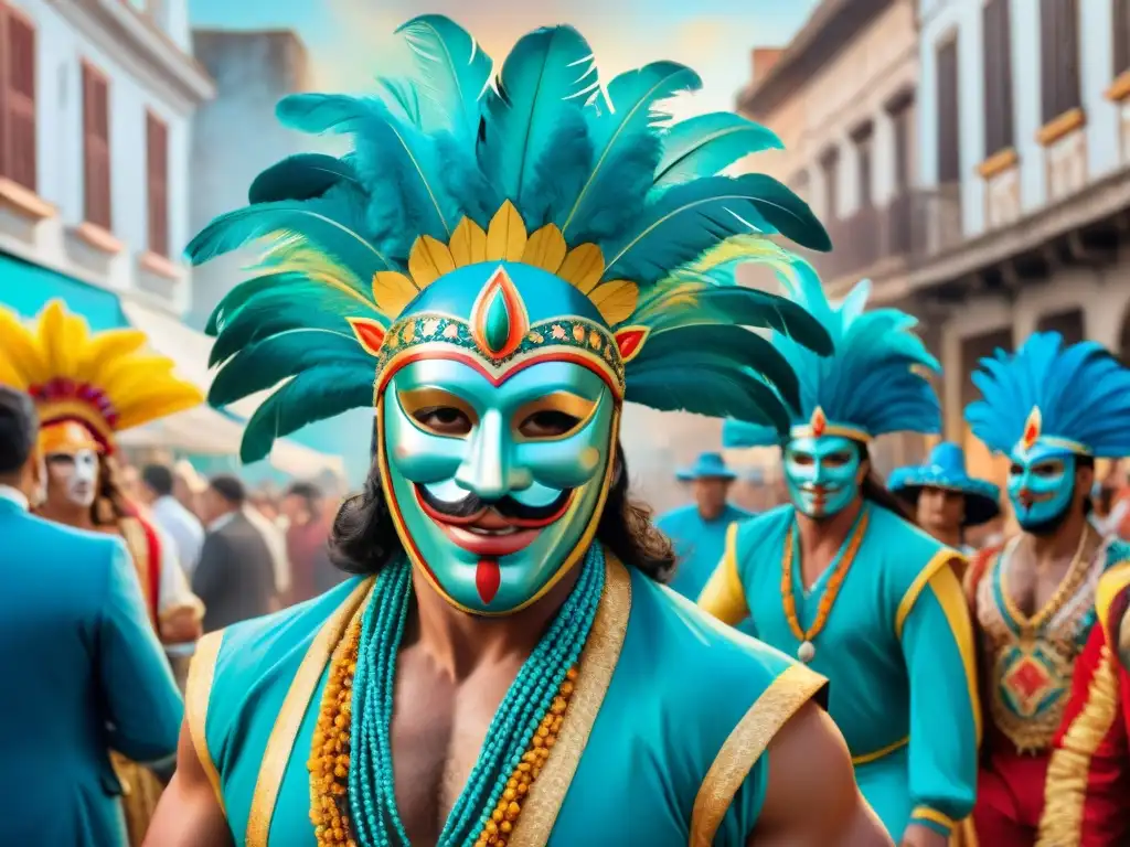 El Carnaval en Uruguay: baile, coloridos disfraces y floats, reflejo de la Evolución cultural Carnaval Uruguayo