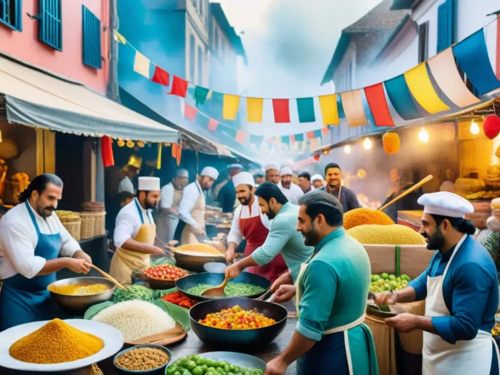 Chefs innovadores fusionando gastronomía en el Carnaval Uruguayo