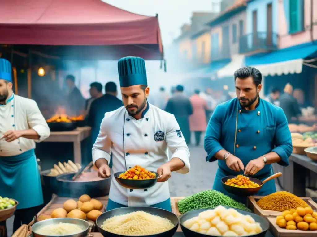 Chefs innovadores en la gastronomía del Carnaval Uruguayo