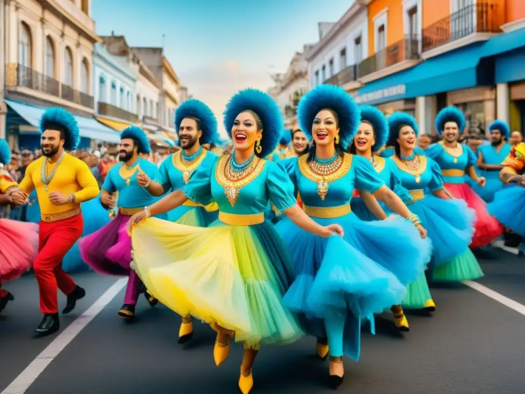 Colorida evolución música Carnaval Uruguayo: desde candombe tradicional hasta murga moderna en Montevideo