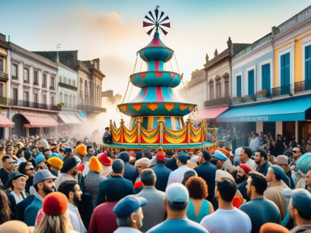 Colorido Carnaval Uruguayo impacta empleo local con deslumbrantes carrozas y danzas callejeras