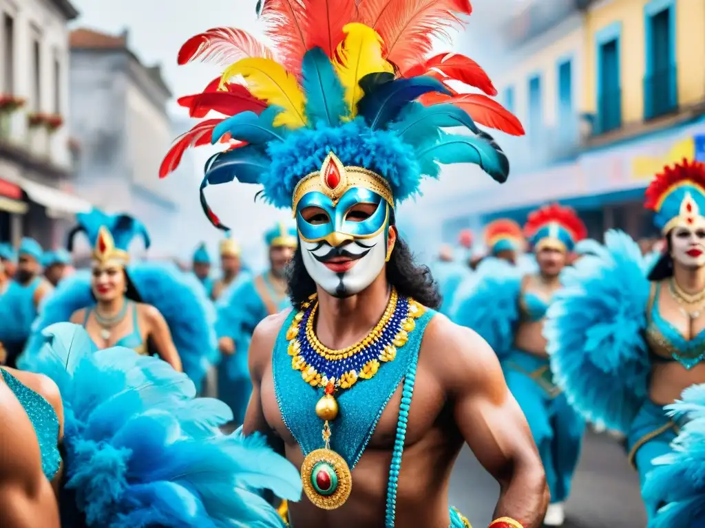 Danza colorida del Carnaval Uruguayo: Inversiones seguridad salud Carnaval Uruguayo