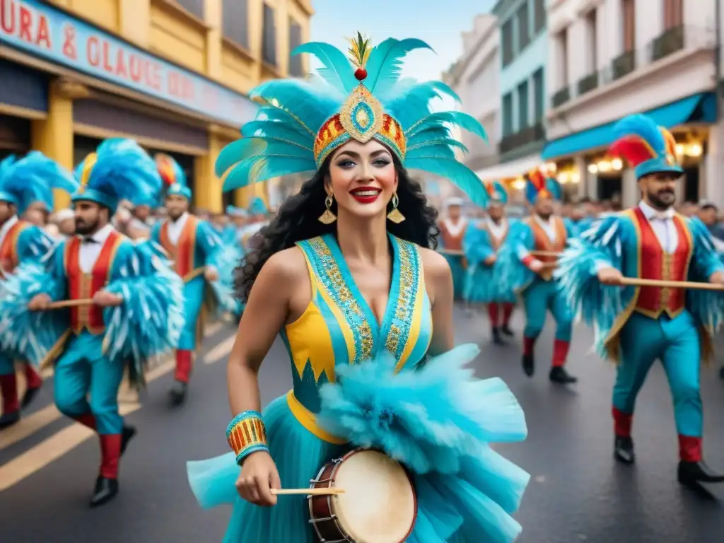 Danza y colorido en el Carnaval Uruguayo