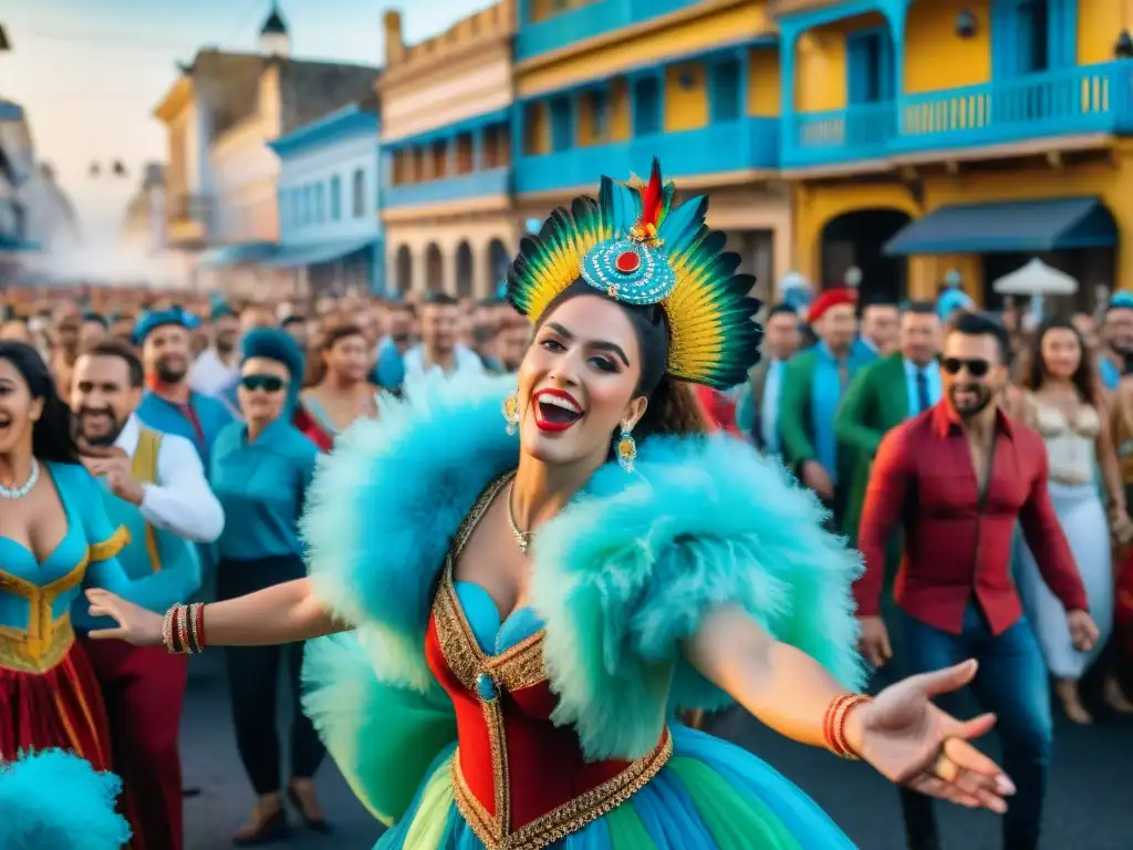 Desfile de Carnaval en Uruguay con documentales cortos