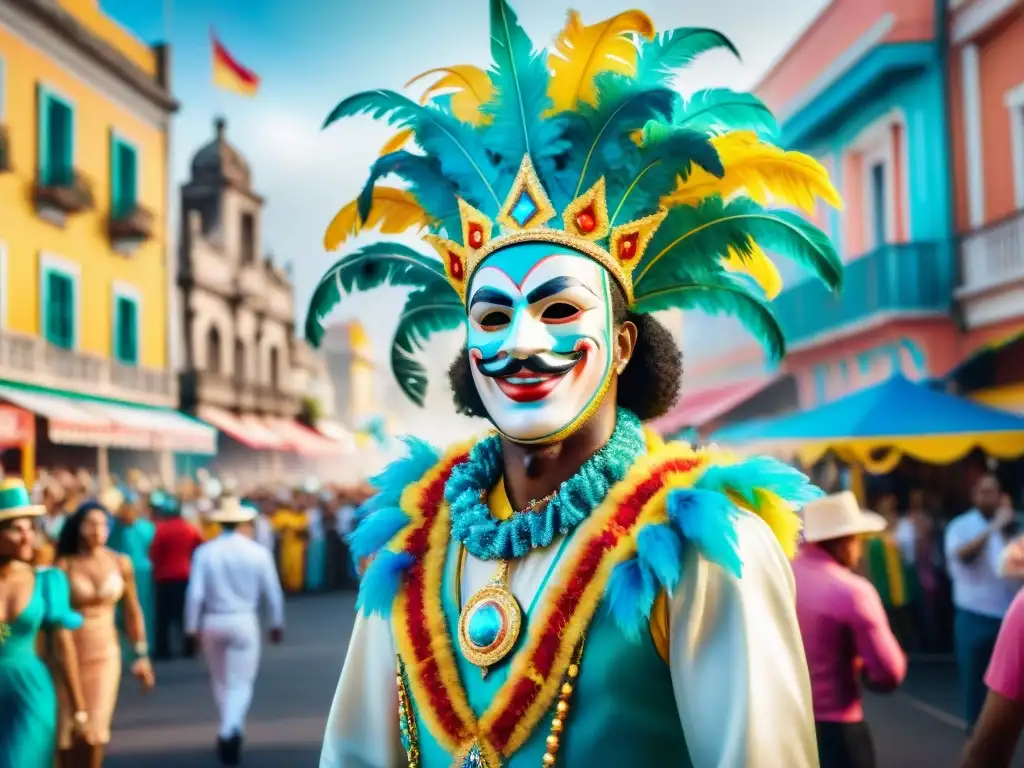 Desfile de carnaval vibrante en Uruguay con oportunidades económicas Carnaval Uruguay