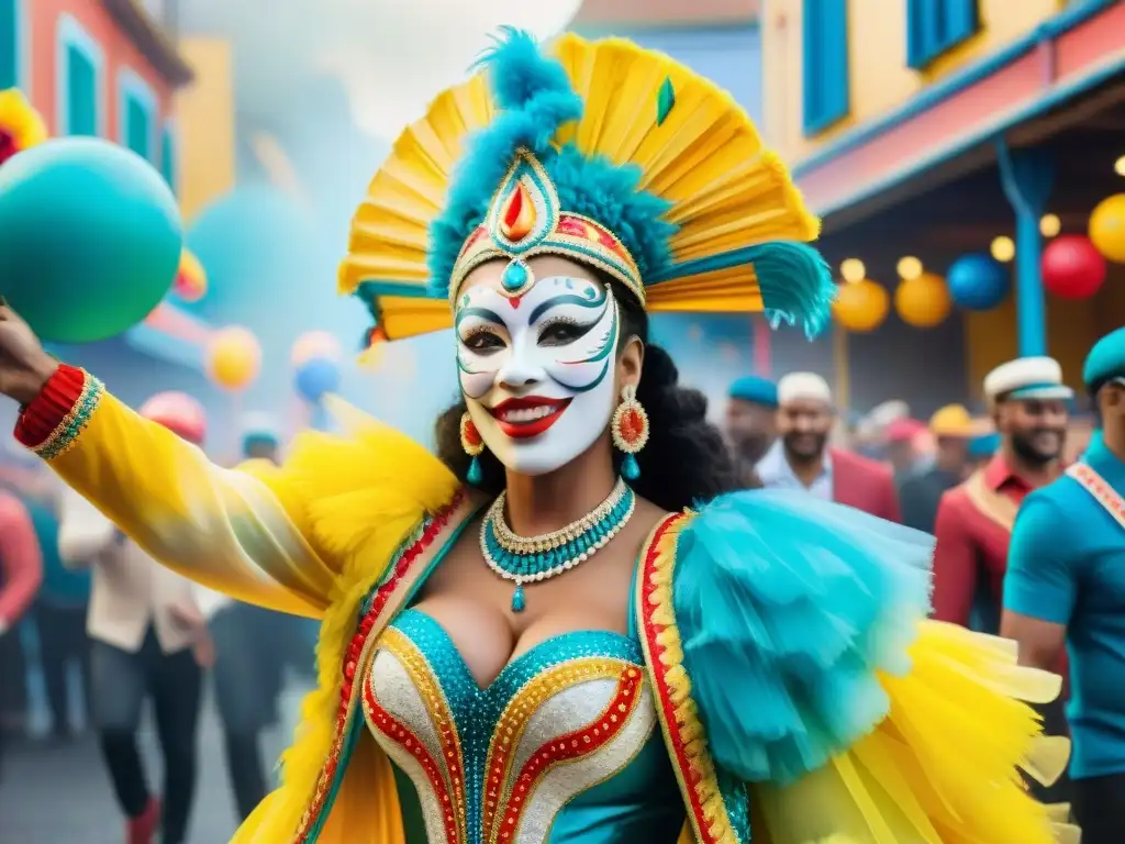 Un desfile colorido de Carnaval con activaciones de marca