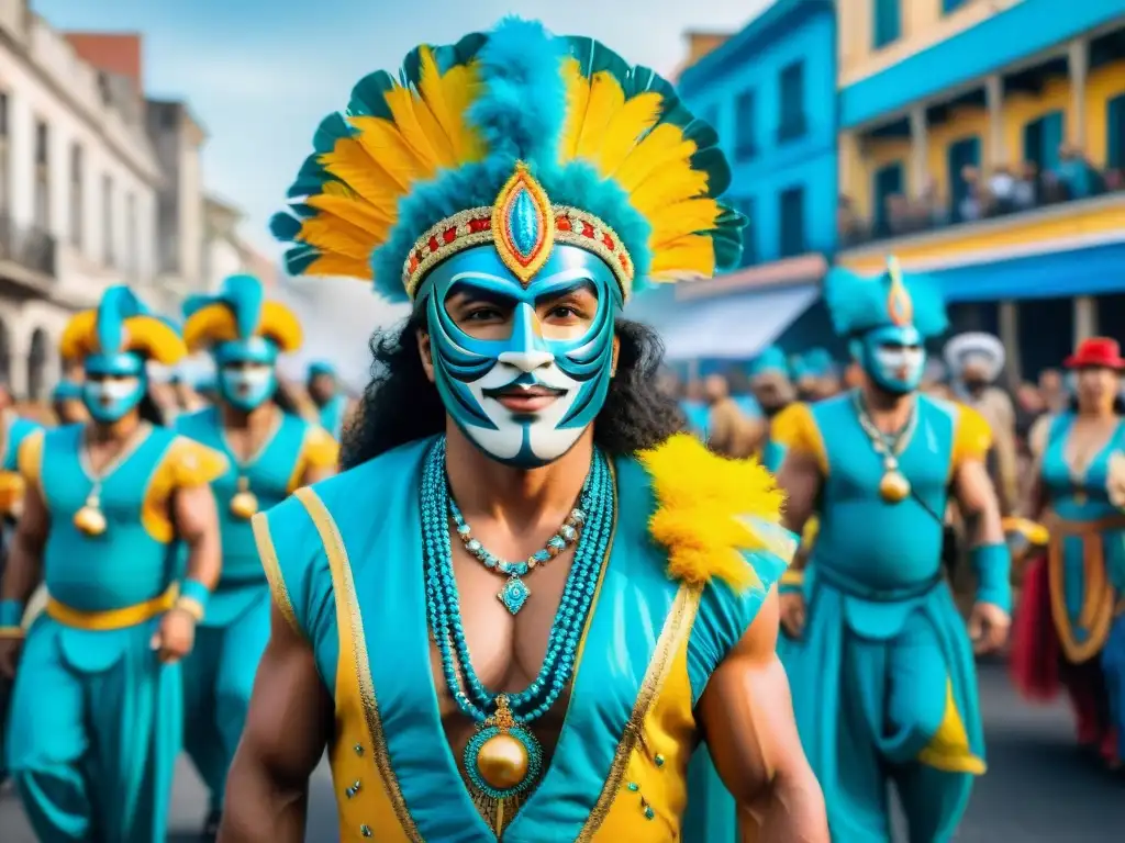 Desfile colorido de Carnaval en Uruguay con innovación en el Carnaval Uruguayo