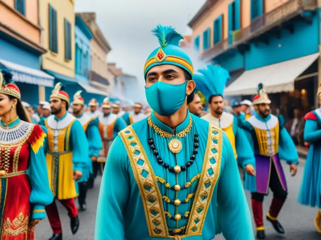 Desfile vibrante de Carnaval en Uruguay con cortometrajes arte