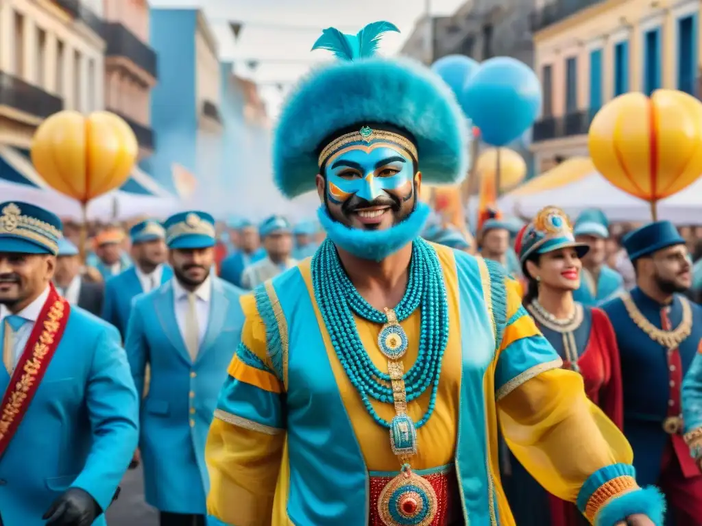 Desfile vibrante de Carnaval en Uruguay con patrocinios exitosos