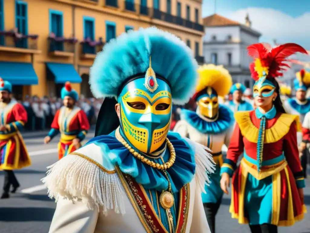 Desfile vibrante en Carnaval de Uruguay, desafío preservar tradiciones