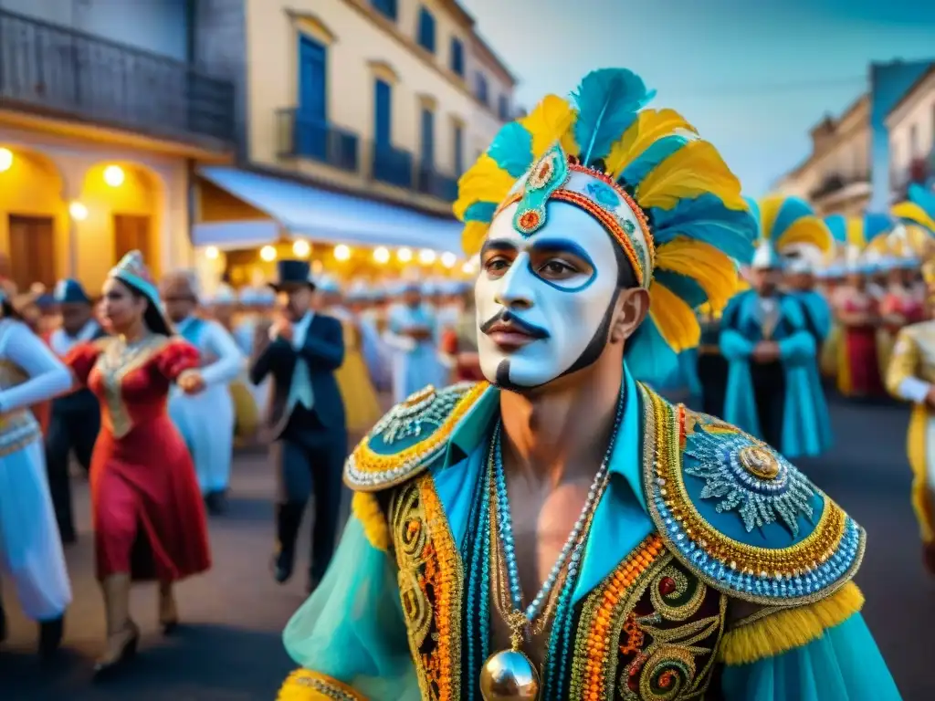 Desfile vibrante en Carnaval Uruguayo con colaboraciones influencers