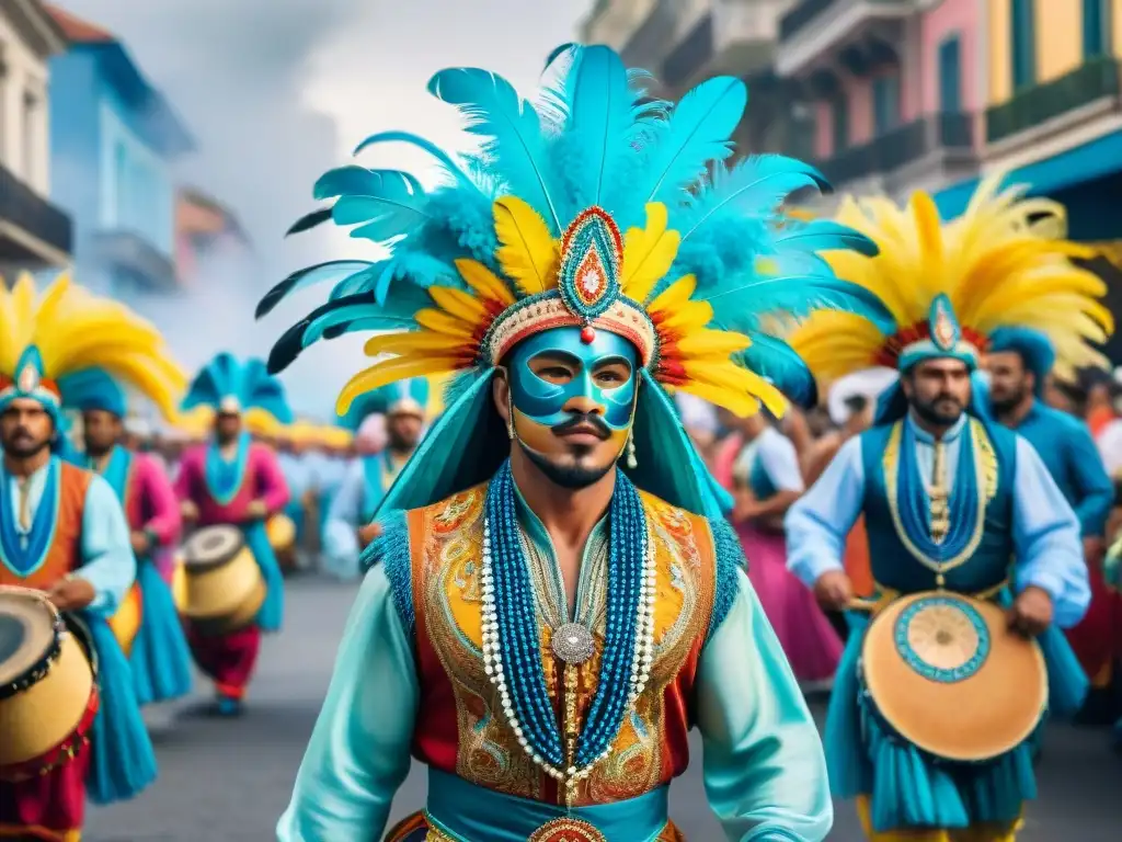 Desfile vibrante en Carnaval Uruguayo: Desafío preservar tradiciones