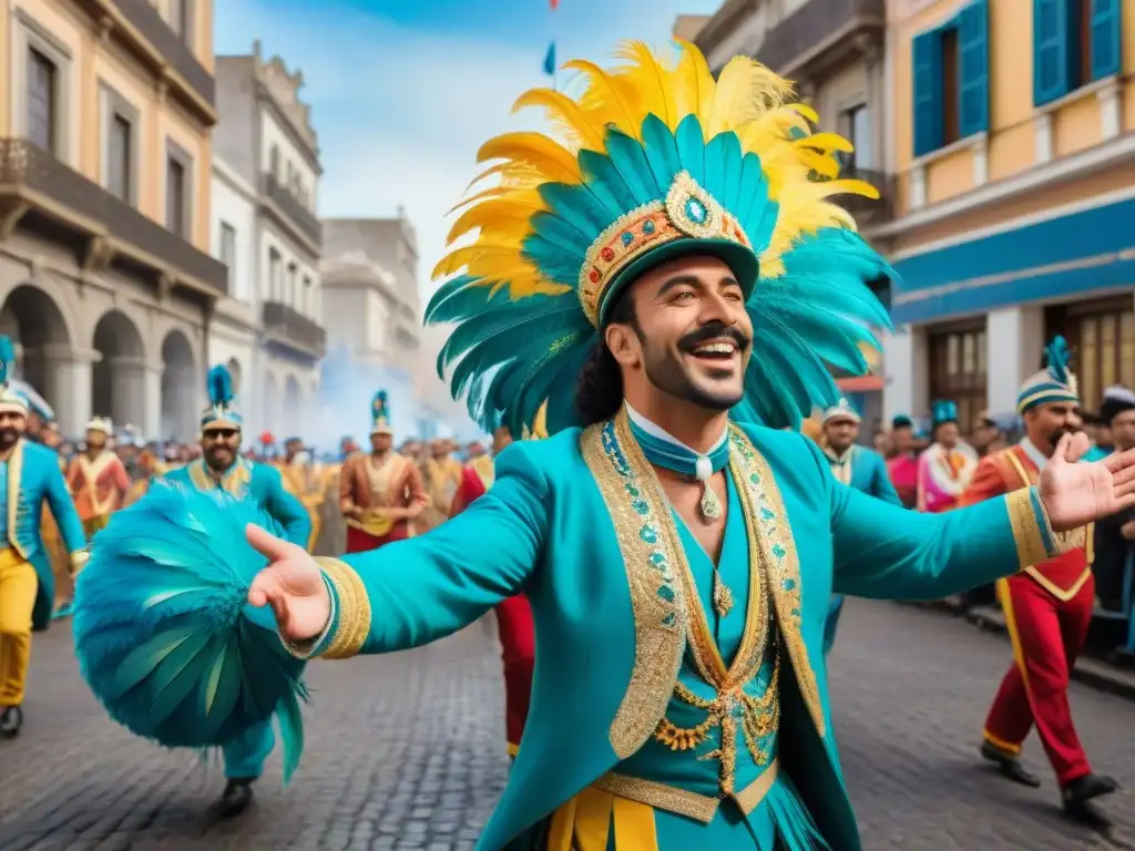 Desfile vibrante del Carnaval Uruguayo: guía viajero curioso