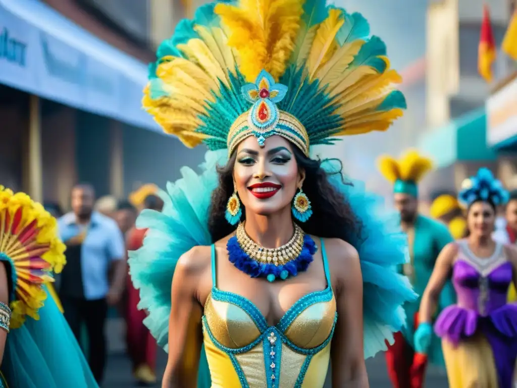 Deslumbrante belleza sostenible en el Carnaval Uruguayo