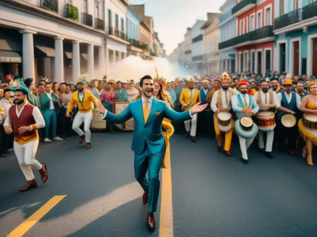 Deslumbrante Carnaval en Uruguay: desfile colorido y caótico, con secretos organización Carnaval Uruguayo