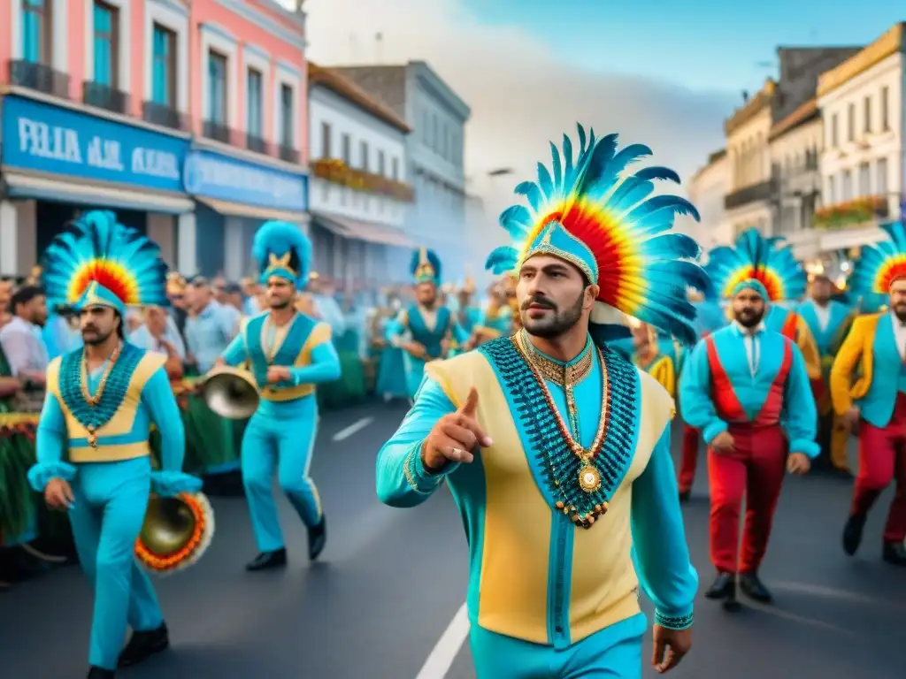 Deslumbrante Carnaval en Uruguay: coloridos desfiles, danzas y alegría