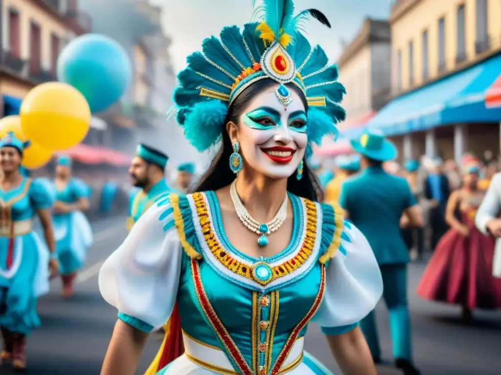 Deslumbrante Carnaval en Uruguay: preservación tradición comparsas Carnaval Uruguayo