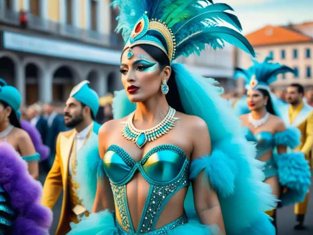 Deslumbrante Carnaval en Uruguay con historia, trajes de lentejuelas y coloridos detalles