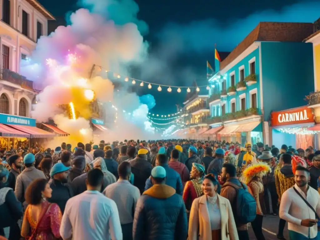 Deslumbrante Carnaval nocturno fusiona tradición con tecnología: 'Transformación tecnológica en el Carnaval'