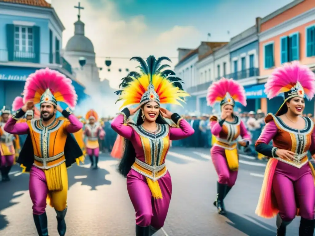 Deslumbrante Carnaval en Uruguay con ritmos tradicionales del Carnaval Uruguayo