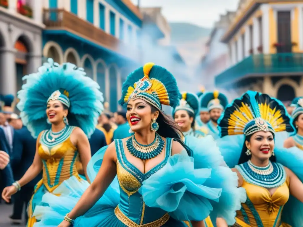 Deslumbrante Carnaval Uruguayo: colores, danzas y alegría en las calles