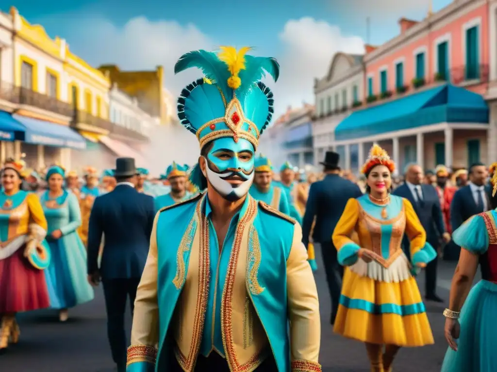 Deslumbrante Carnaval uruguayo: danzas, música y coloridas vestimentas, preservando la riqueza cultural uruguaya