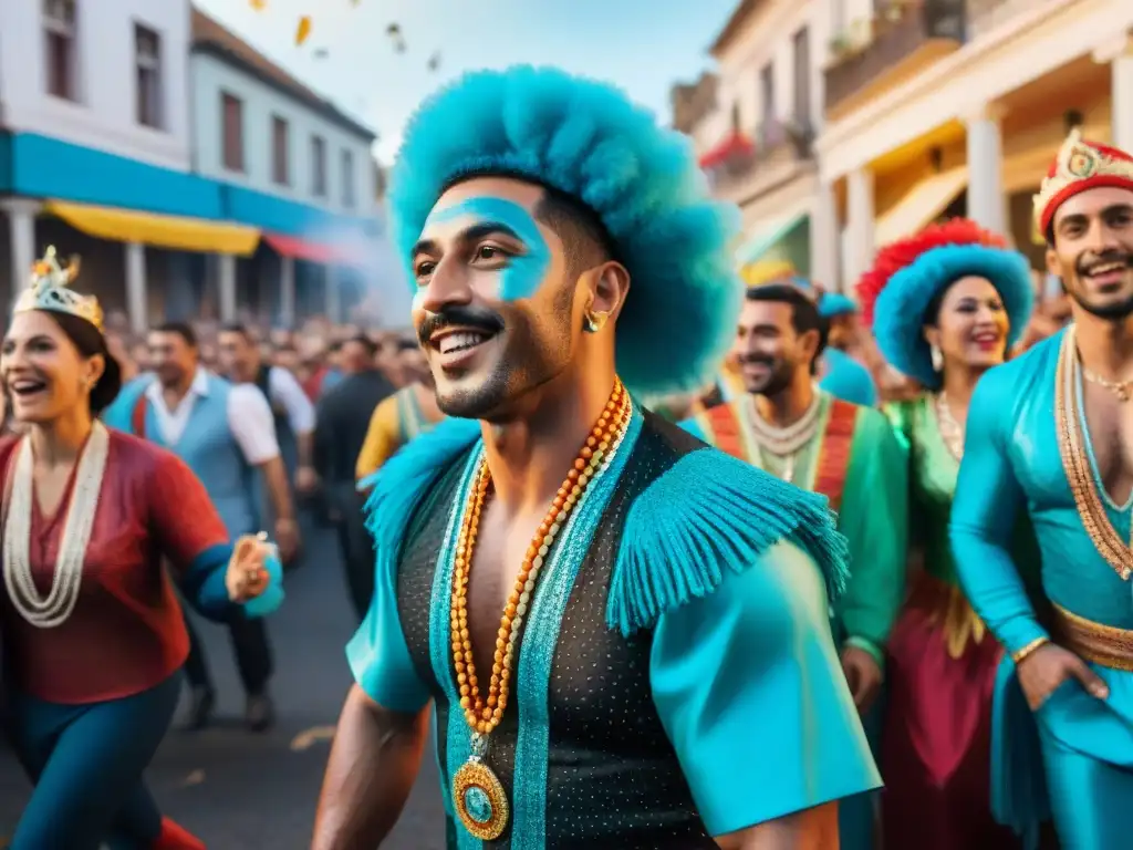 Deslumbrante Carnaval Uruguayo: desfile colorido, música alegre y paquetes familiares disfrutando la fiesta