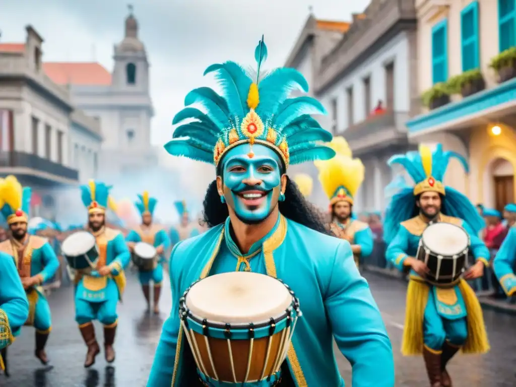 Deslumbrante Carnaval Uruguayo con diversidad cultural y festiva