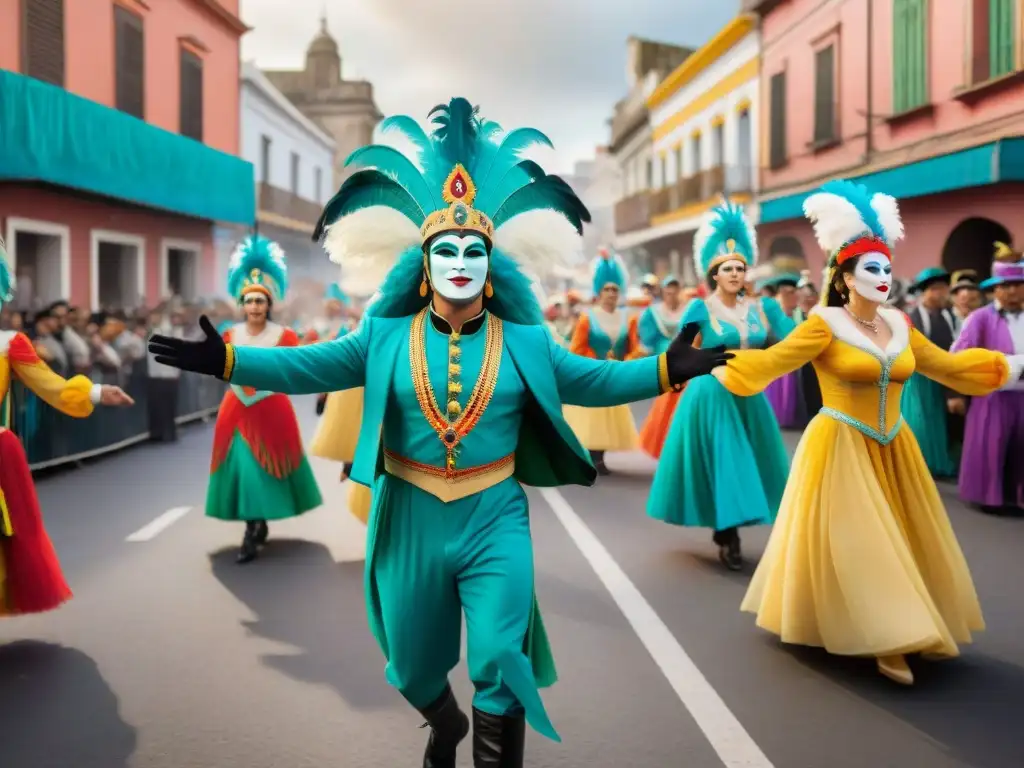 Deslumbrante comparsa del Carnaval Uruguayo promueve inclusión social