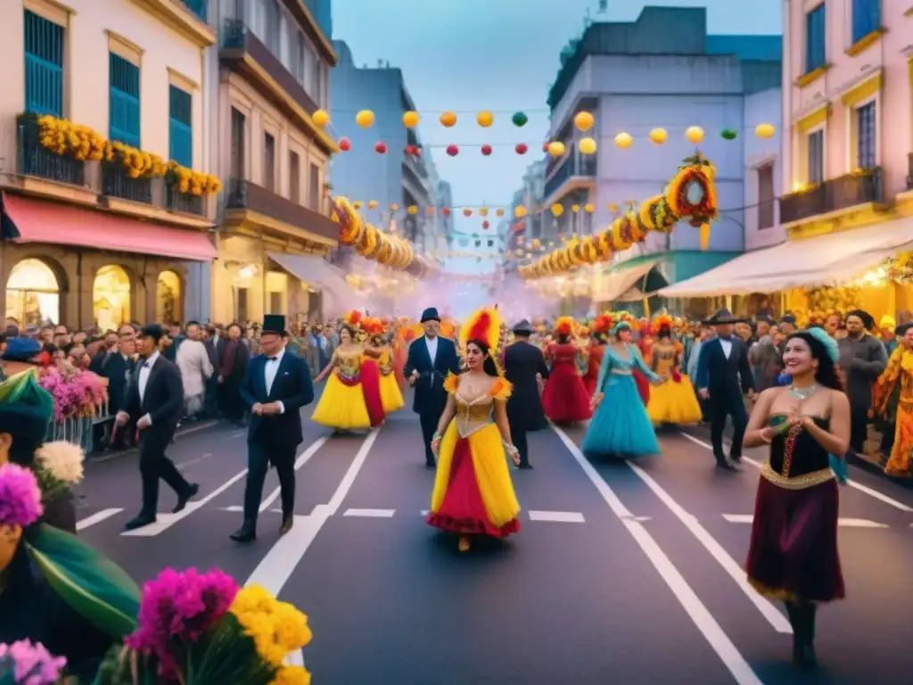 Deslumbrante desfile de Carnaval en Montevideo, Uruguay