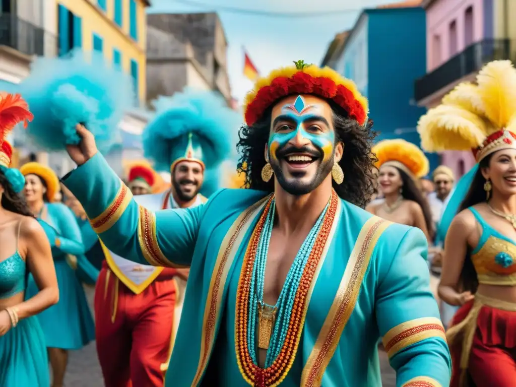 Deslumbrante desfile de Carnaval en Uruguay con consejos para patrocinadores