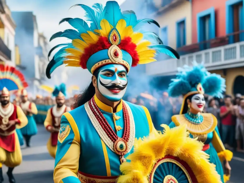 Deslumbrante desfile de Carnaval en Uruguay con estrategias de marketing en Carnaval Uruguayo