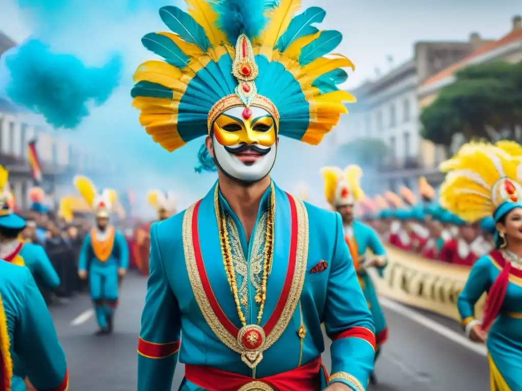 Deslumbrante desfile de Carnaval en Uruguay con figuras destacadas de la cocina