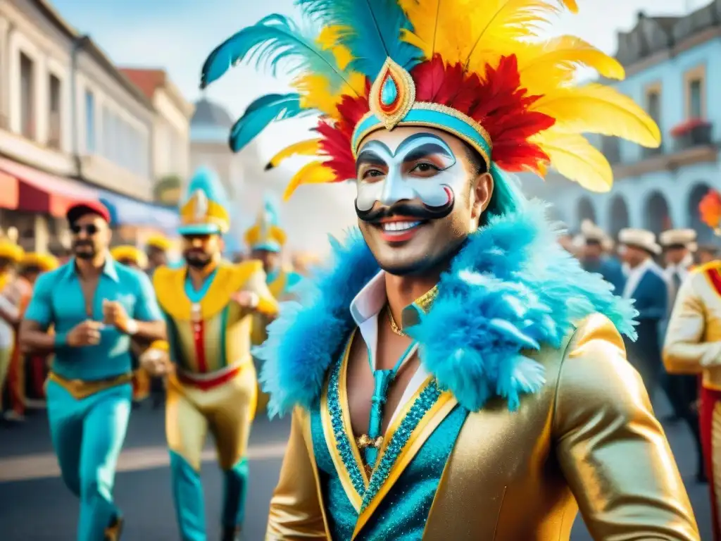 Deslumbrante desfile de carnaval en Uruguay, con leyendas y anécdotas Carnaval Uruguayo