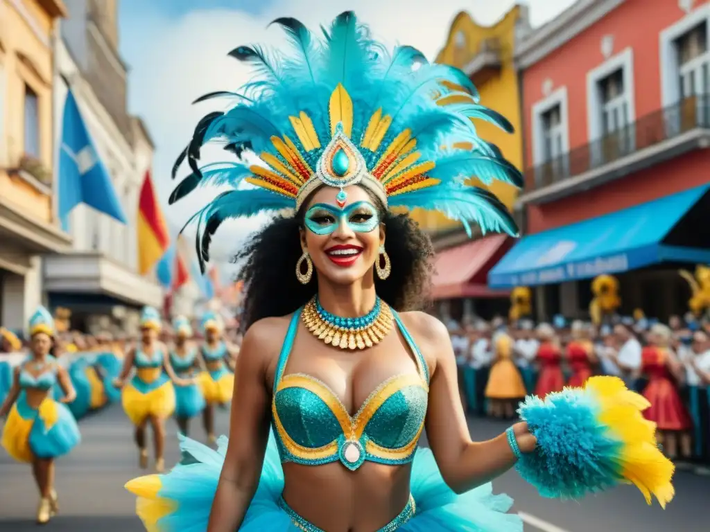 Deslumbrante desfile de Carnaval en Uruguay con paquetes exclusivos hospedaje Carnaval Uruguayo