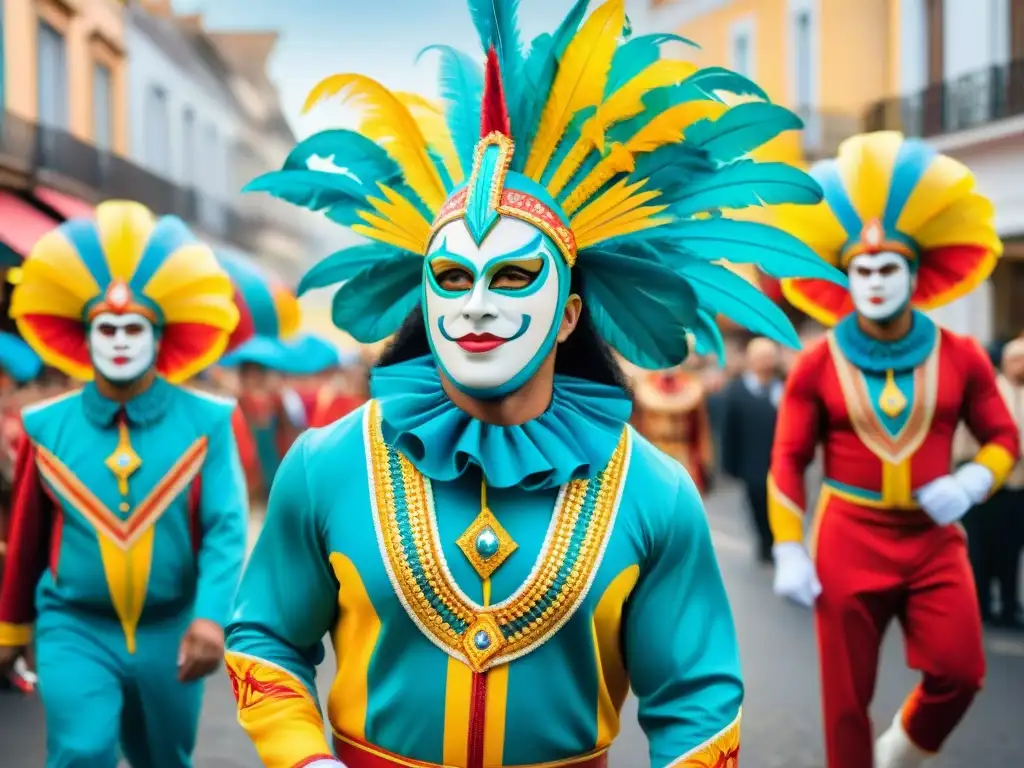 Deslumbrante desfile de carnaval en Uruguay, influencia revistas Carnaval Uruguayo