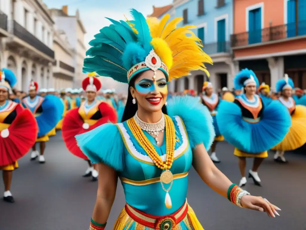 Deslumbrante desfile de Carnaval Uruguayo en el extranjero con adaptaciones únicas