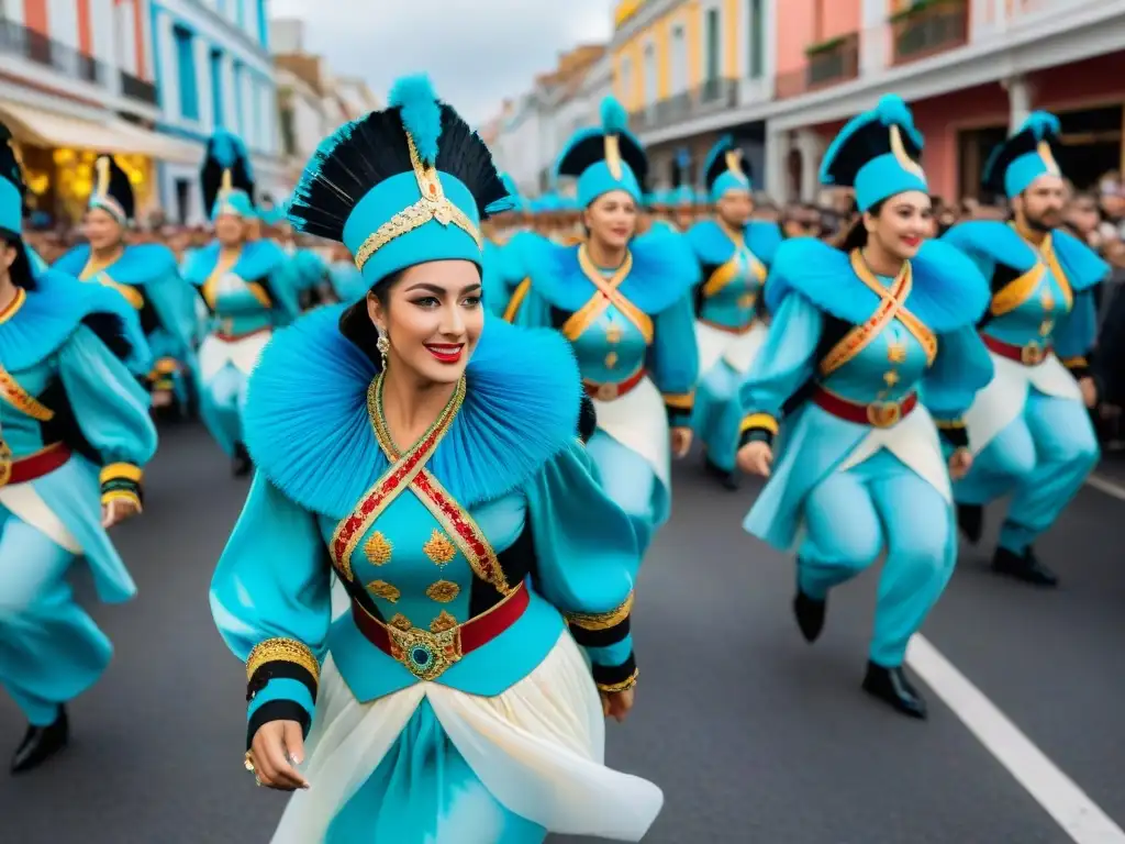 Deslumbrante desfile de Carnaval Uruguayo con evolución indumentaria