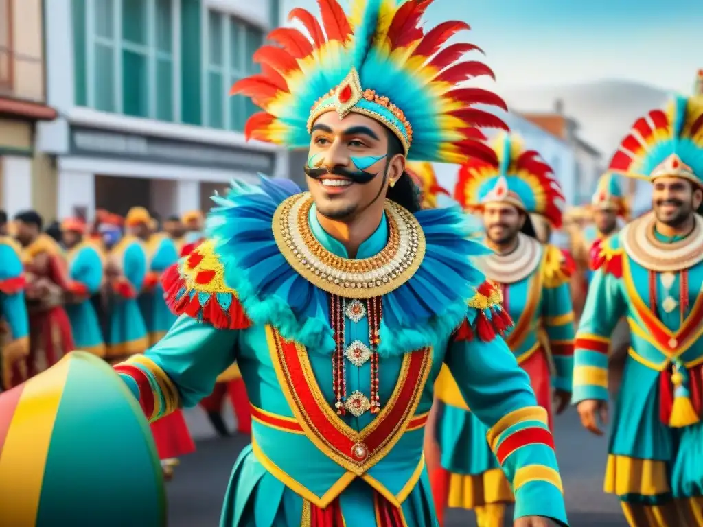 Deslumbrante desfile del Carnaval Uruguayo, inspiración para artistas