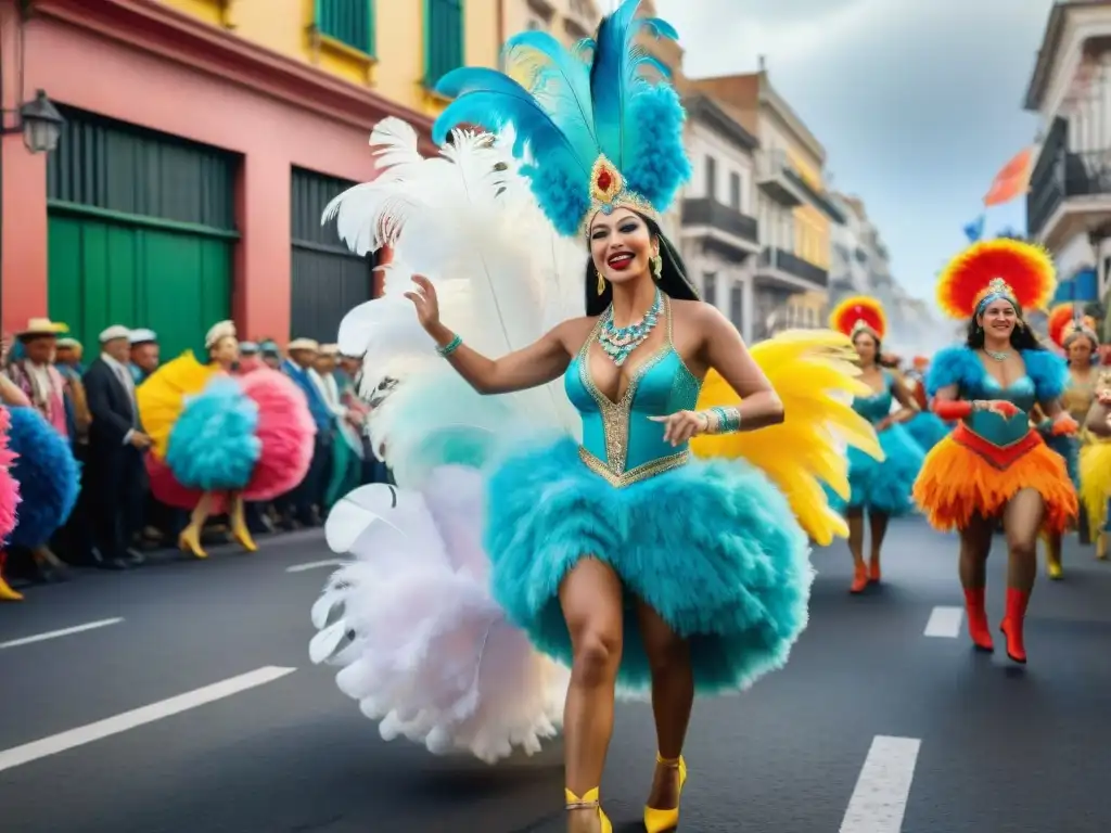 Deslumbrante desfile de danzarines y música en las calles de Montevideo durante el Carnaval Uruguayo, Ediciones especiales Carnaval Uruguayo