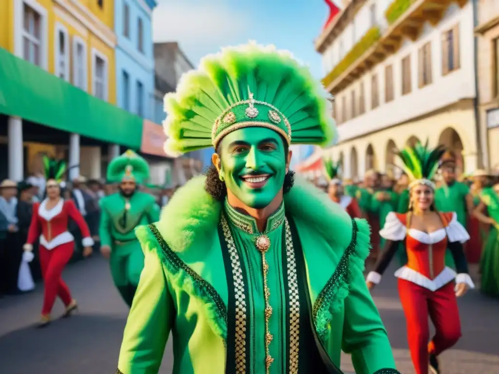 Deslumbrante desfile de Textiles sostenibles Carnaval Uruguayo