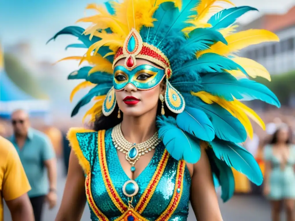 Deslumbrantes disfraces de Carnaval en Uruguay, inspiración para merchandising