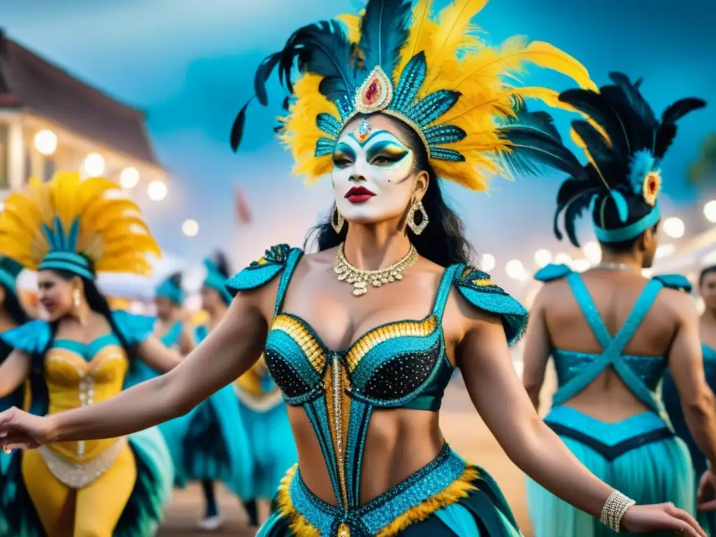 Deslumbrantes trajes de Carnaval en Uruguay: historia, seducción y color en movimiento