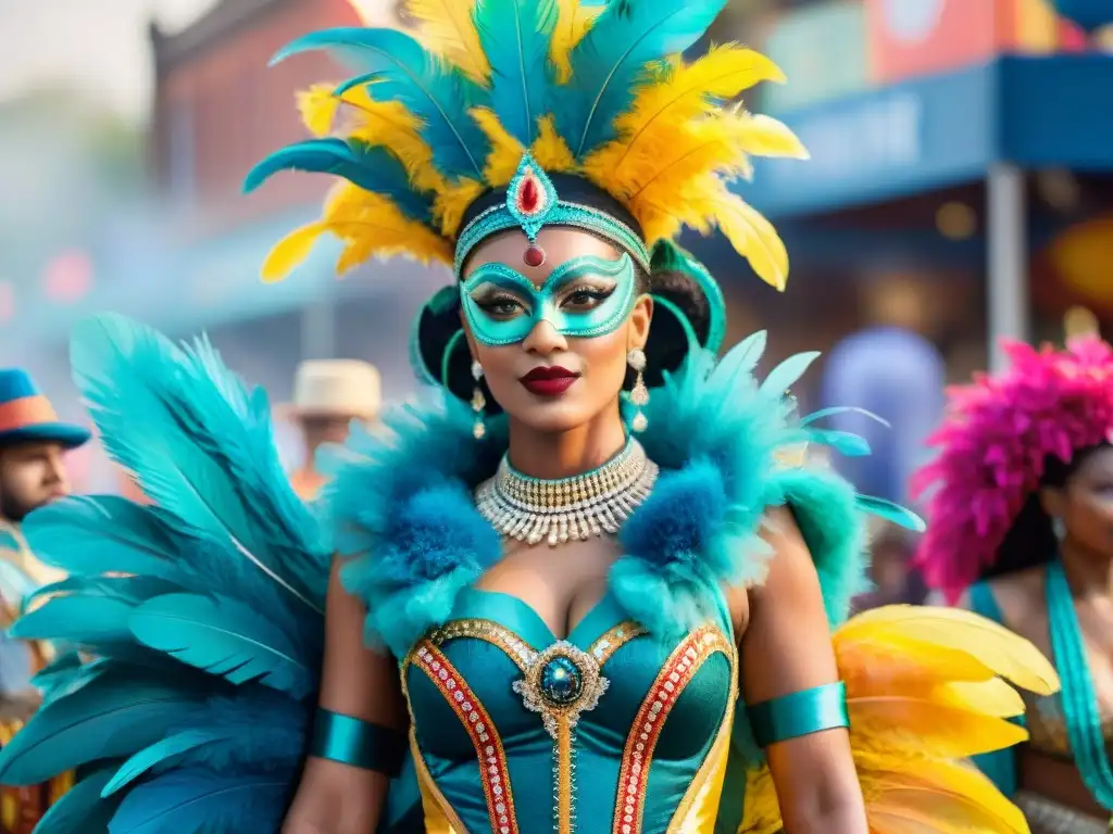 Deslumbrantes trajes ecoamigables en Carnaval, diseño de vestuario ecológico