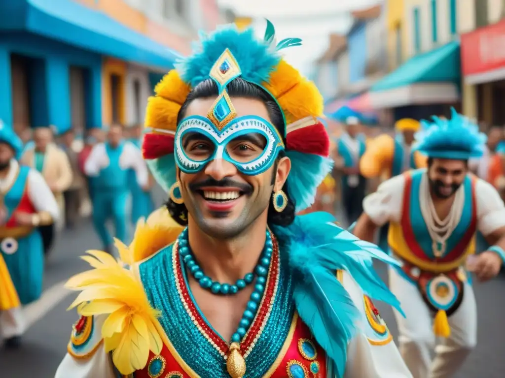 Emigrantes uruguayos celebran el Carnaval con alegría y colorido en una nostálgica fiesta llena de vida y tradición