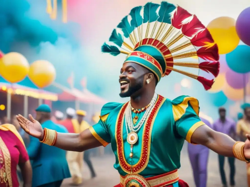 Éxito económico emprendiendo en Carnaval: colorida celebración con danzas, desfiles y alegría