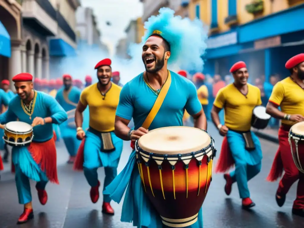 Una explosión de color y ritmo con tambores de candombe y Carnaval en Uruguay