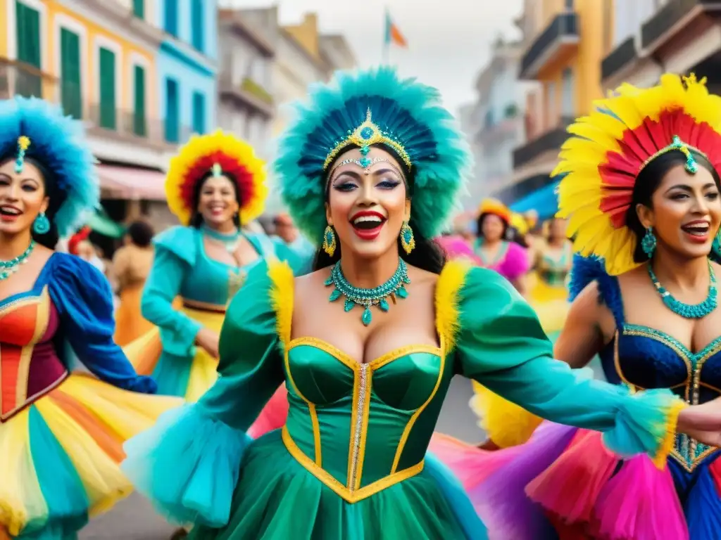 Familias danzando en el vibrante Carnaval uruguayo paquetes familiares