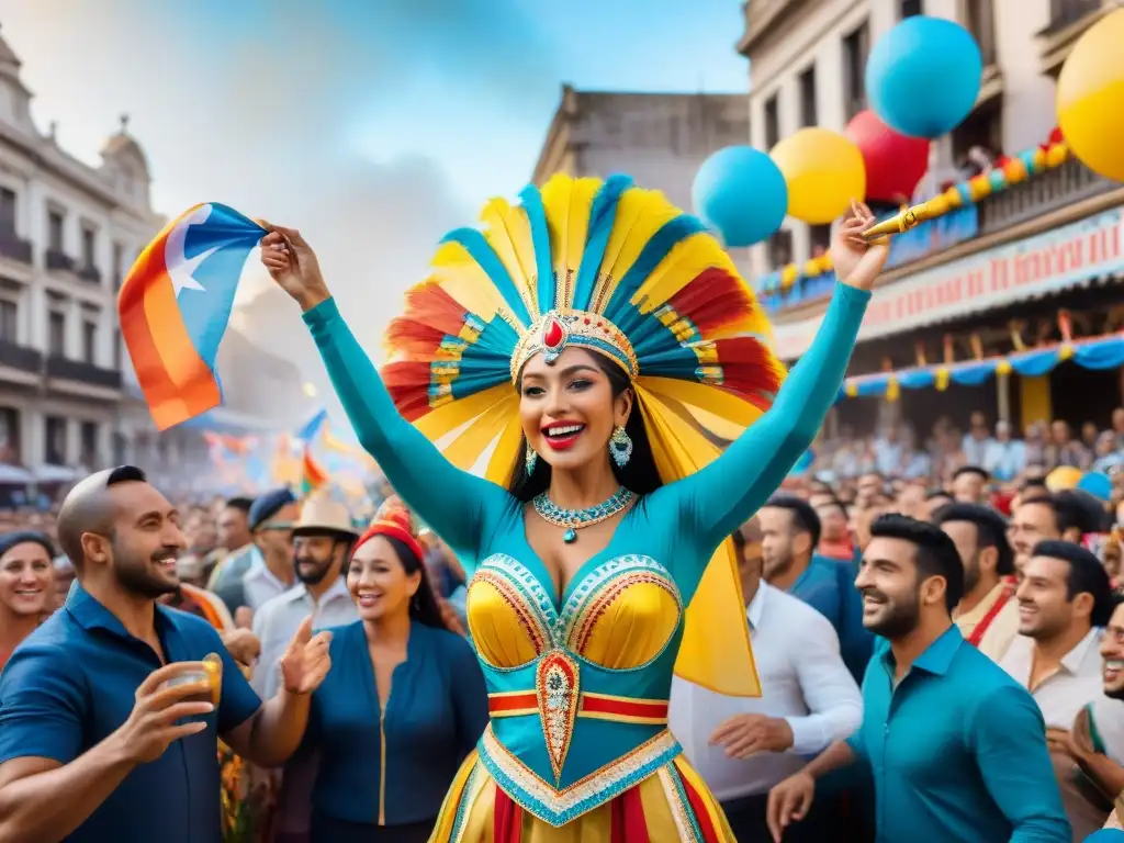 Festiva celebración del Carnaval Uruguayo en el mundo