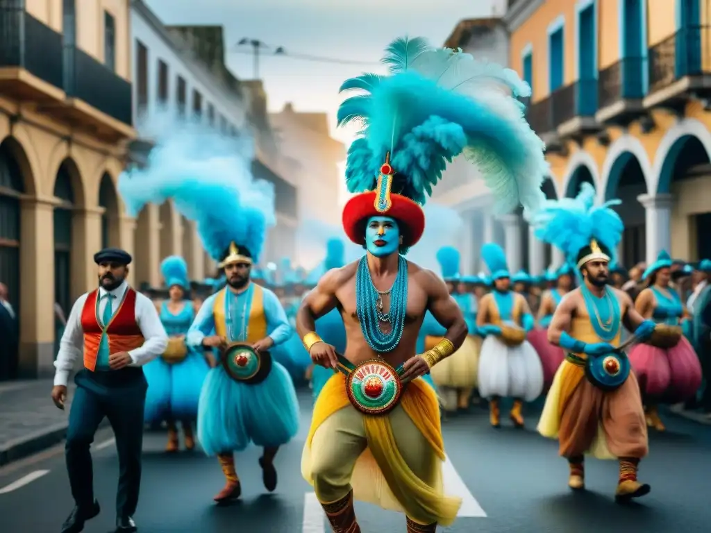 Festival de Carnaval en Uruguay: organización de actuación murga en las calles